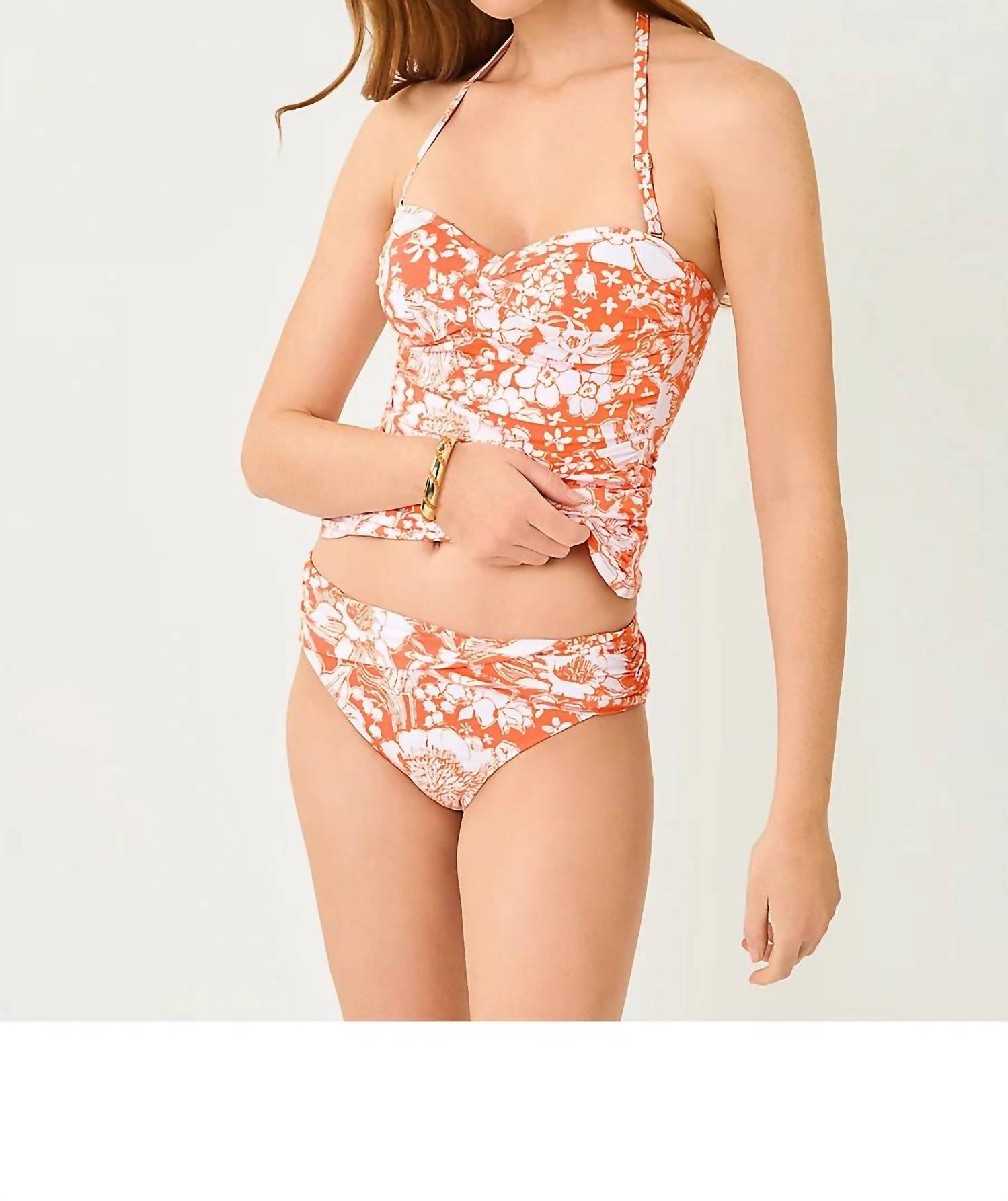 Lilly Pulitzer - Lagoon Sarong Hipster Bikini Bottom