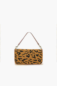 America & Beyond - Women's Mixed Animal Beaded Shoulder Bag