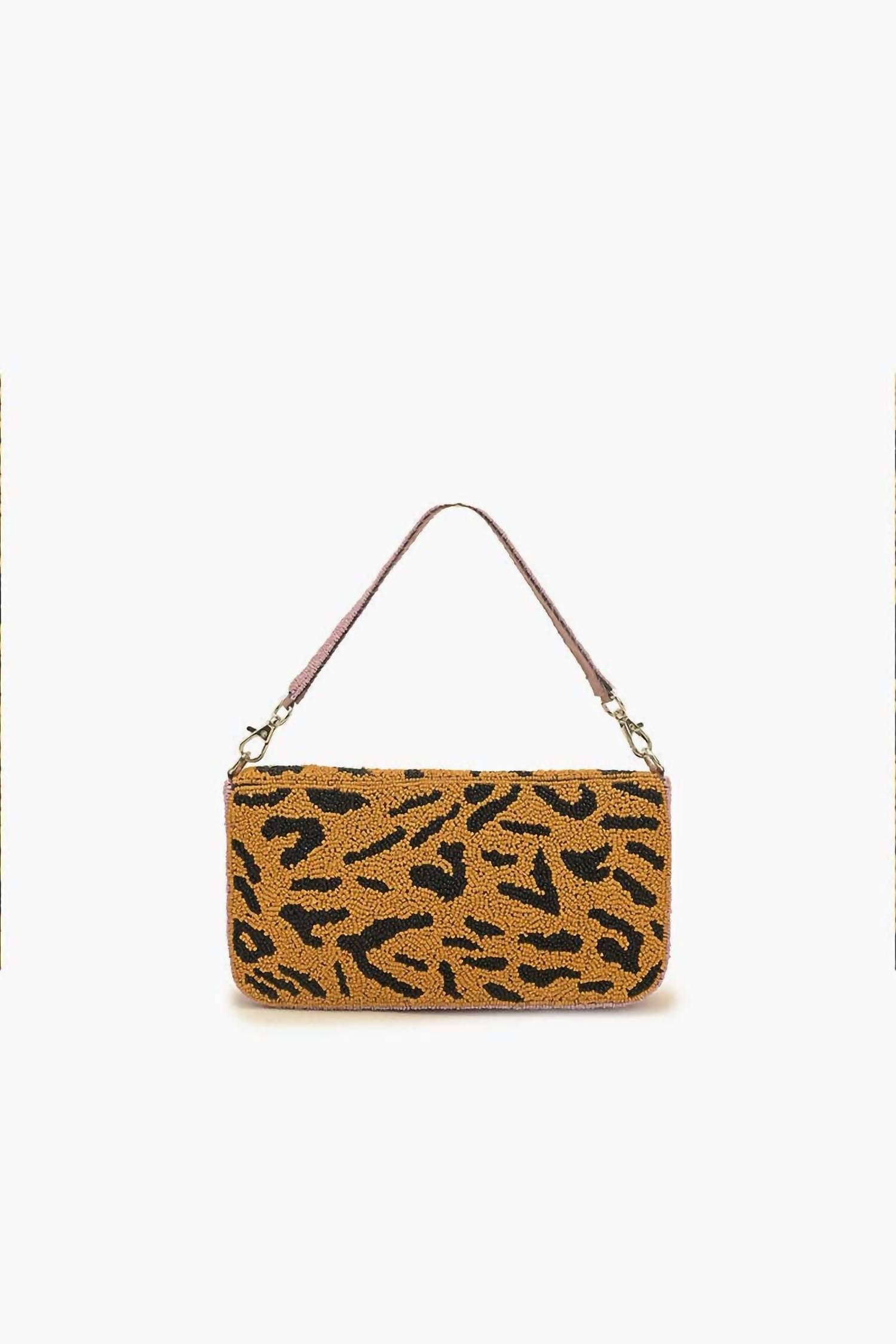America & Beyond - Women's Mixed Animal Beaded Shoulder Bag