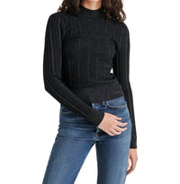 STEVE MADDEN Pamela Sweater in black - women's sweater