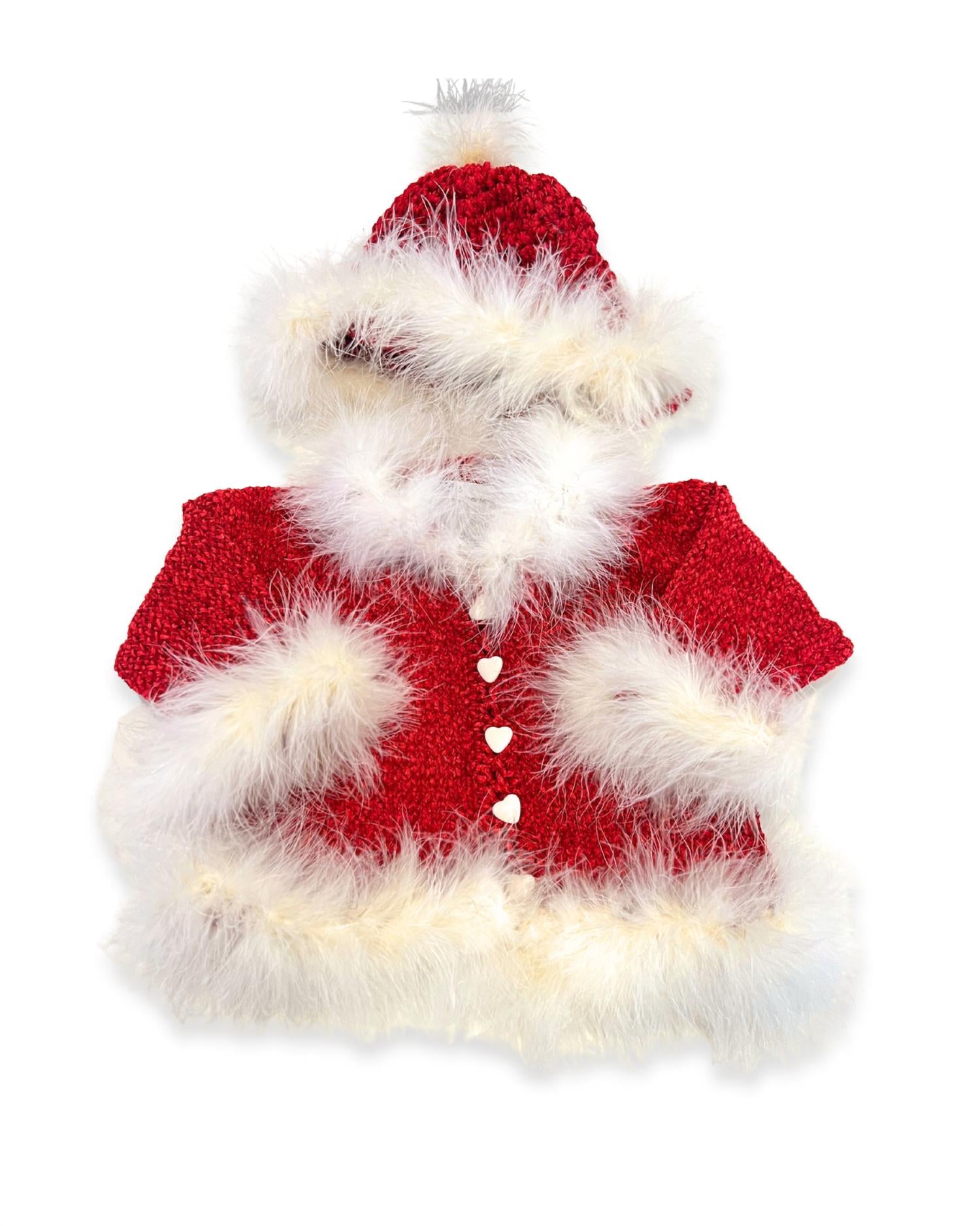 Gita - 3pc Chenille Sweater With Pants And Hat