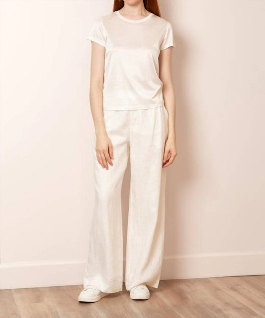 Jessie Liu - Alice Silk Cotton T-shirt