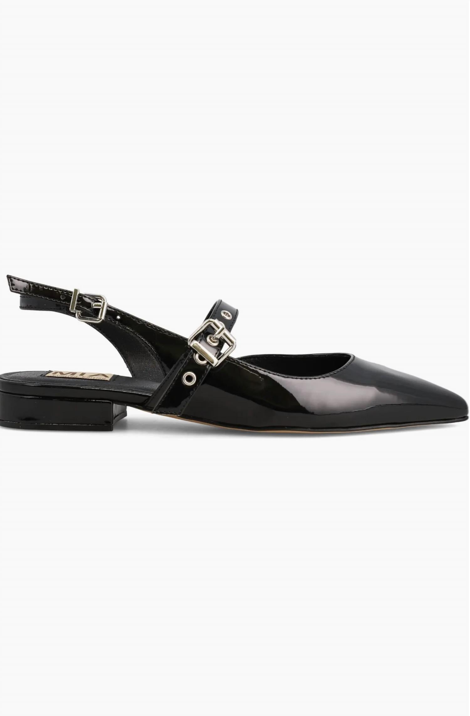 Mia - Women's Aree Patten Slingback Flats