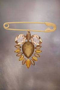 Maison Margiela - Women's Bronze Fibres Brooch
