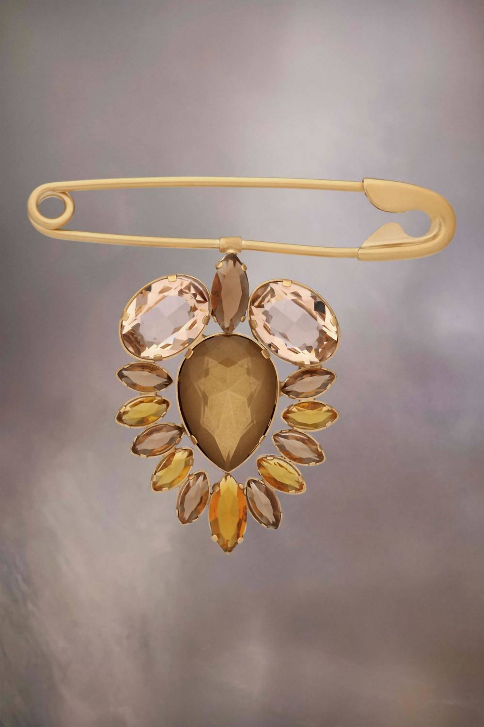 Maison Margiela - Women's Bronze Fibres Brooch