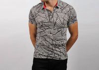 Eight X - Geo Print Polo Shirt