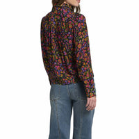 Apny - Ruffle Half Placket Blouse