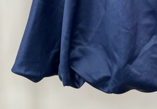 Day + Moon - Women's Strapless Velvet Bubble Hem Dress