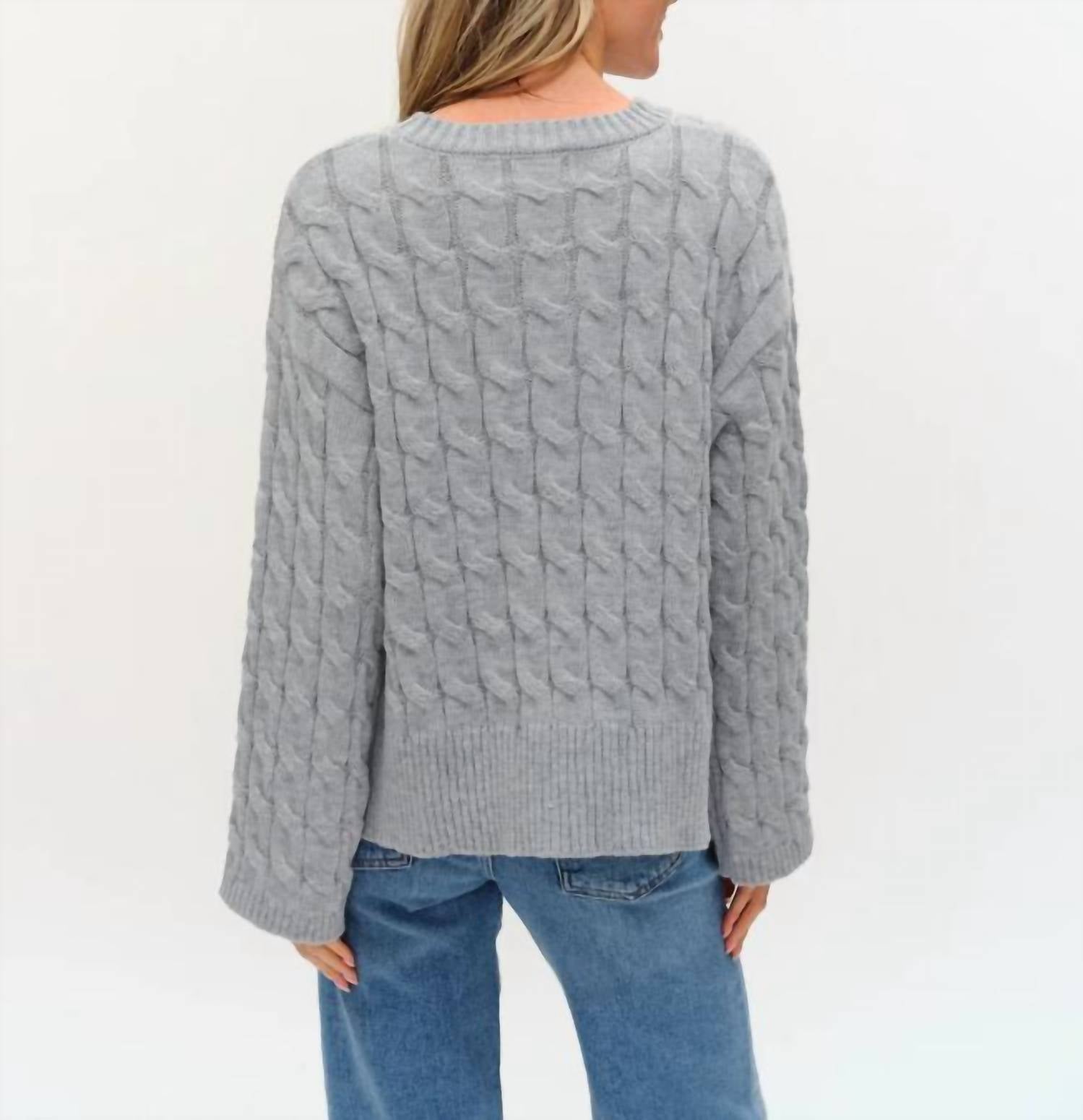 Six/Fifty - Willow Cable Knit Sweater
