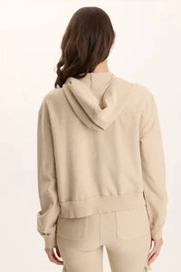 Xcvi - Balfore Twill Knit Hooded Bomber Jacket