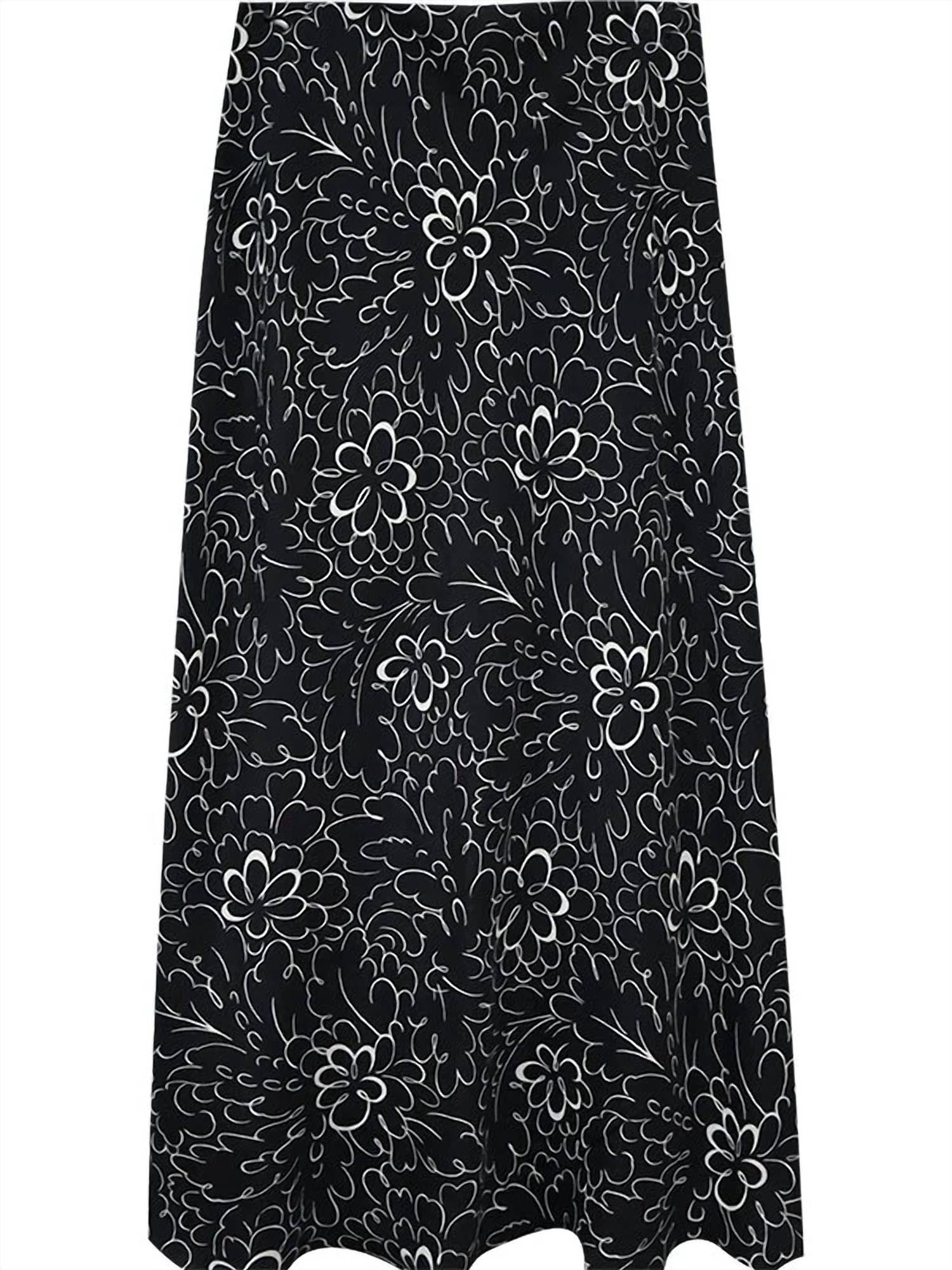 Karen Kane - Women's Bias Cut Print Skirt