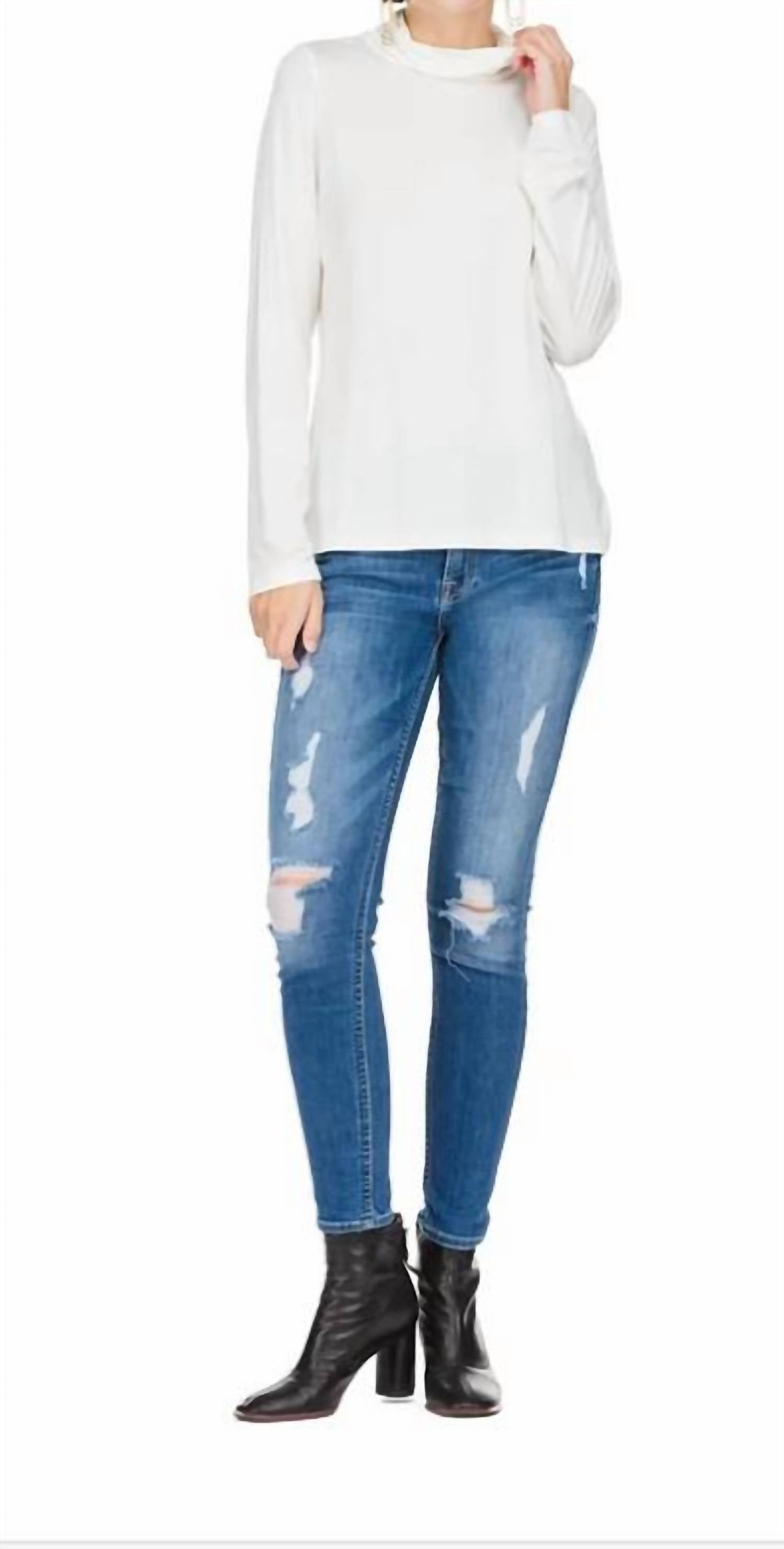 Joy Joy - Mock Neck Top