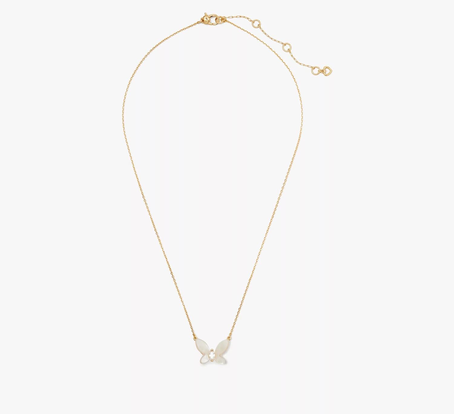 Kate Spade - Women's Mother Of Pearl Butterfly Necklace