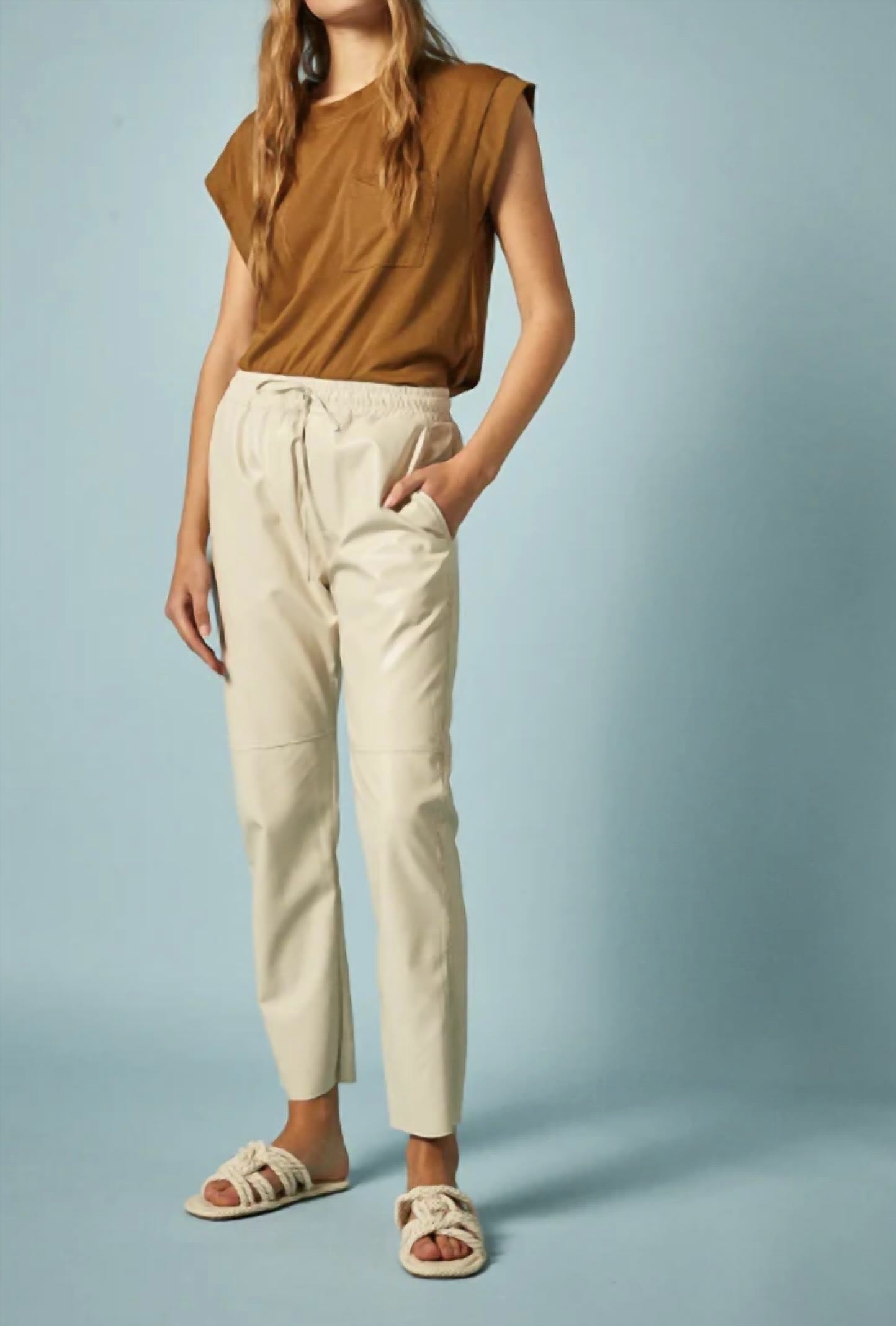 Deluc - Vegan Leather Fleetwood Pants