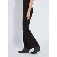 Lysse Alma Hi Waist Cavalry Trouser in black - women's pants - detail view