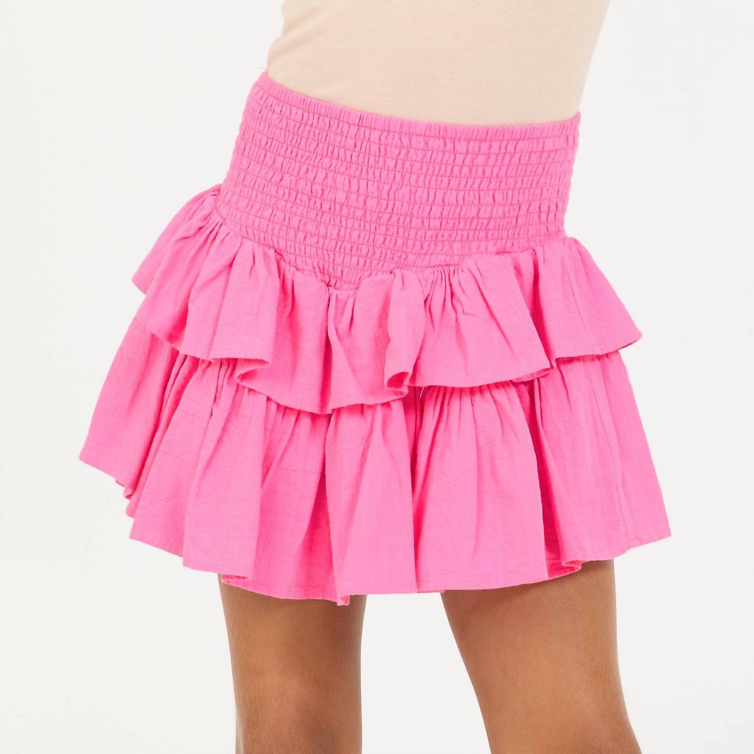 Vintage Havana Girls Ruffle Skort in pink - kids' item - view 4