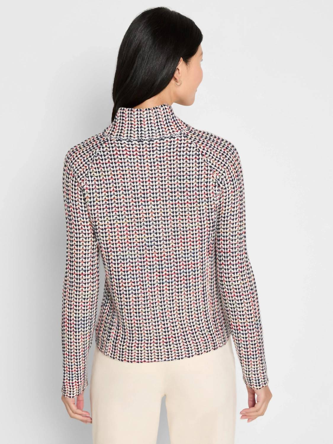 Nic + Zoe - Tuck Stitch Colorwheel Jacket