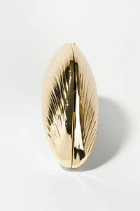 Simkhai - Women's Bridget Metal Oyster Clutch Bag
