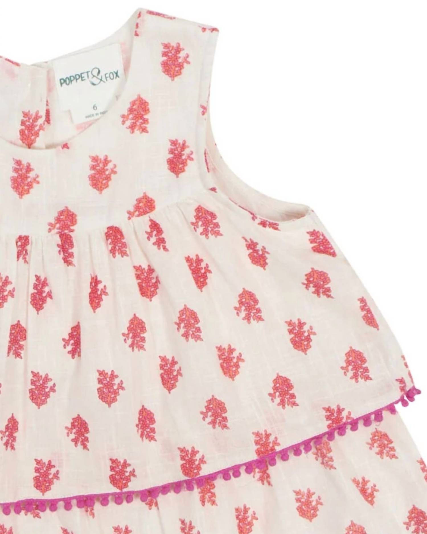 Poppet & Fox - Girl's Ruffled Dress With Tank Bodice