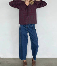 Things Between - Sylvette Checkered Top