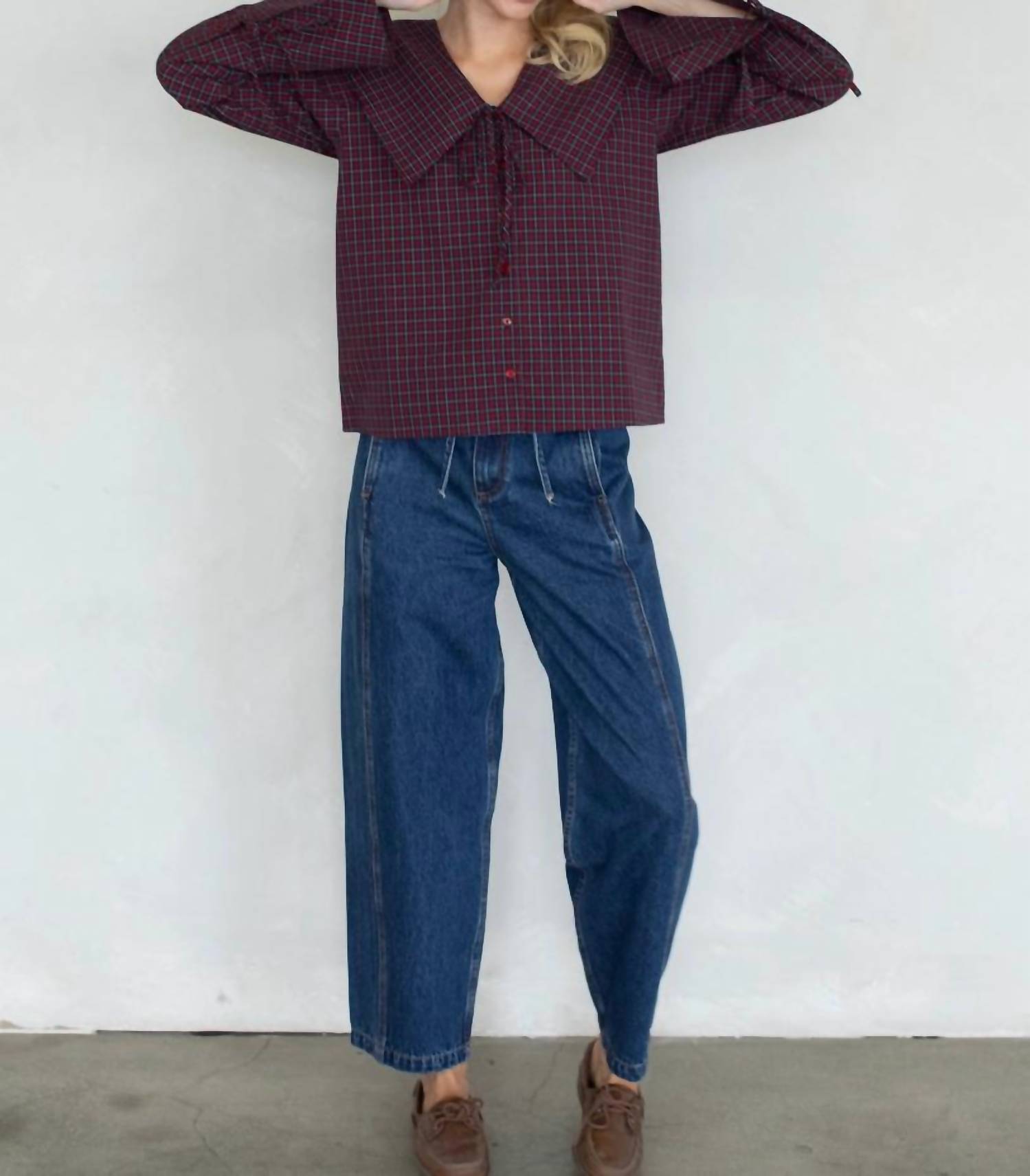Things Between - Sylvette Checkered Top