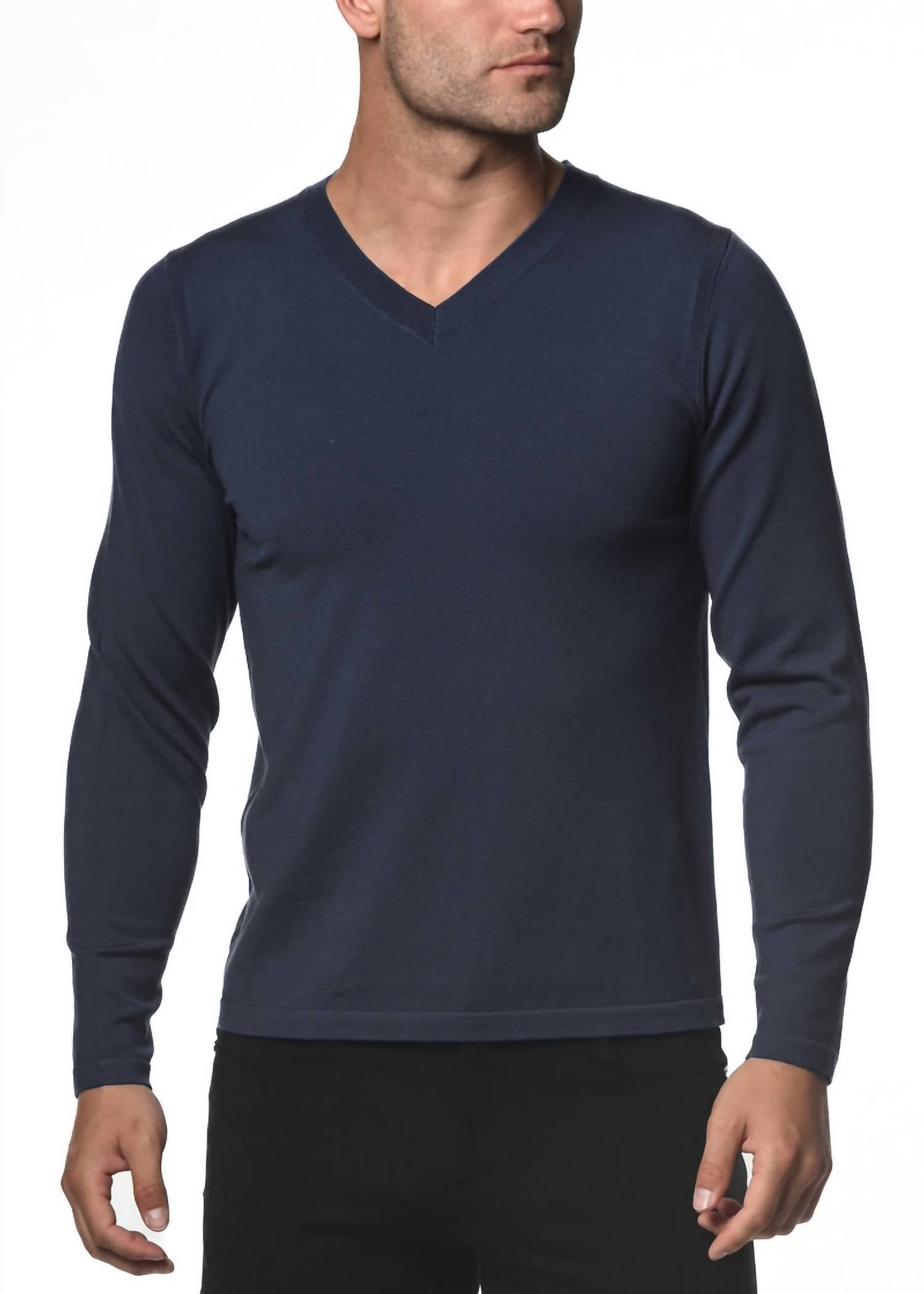 Postmarc - Knitted V-neck Sweater