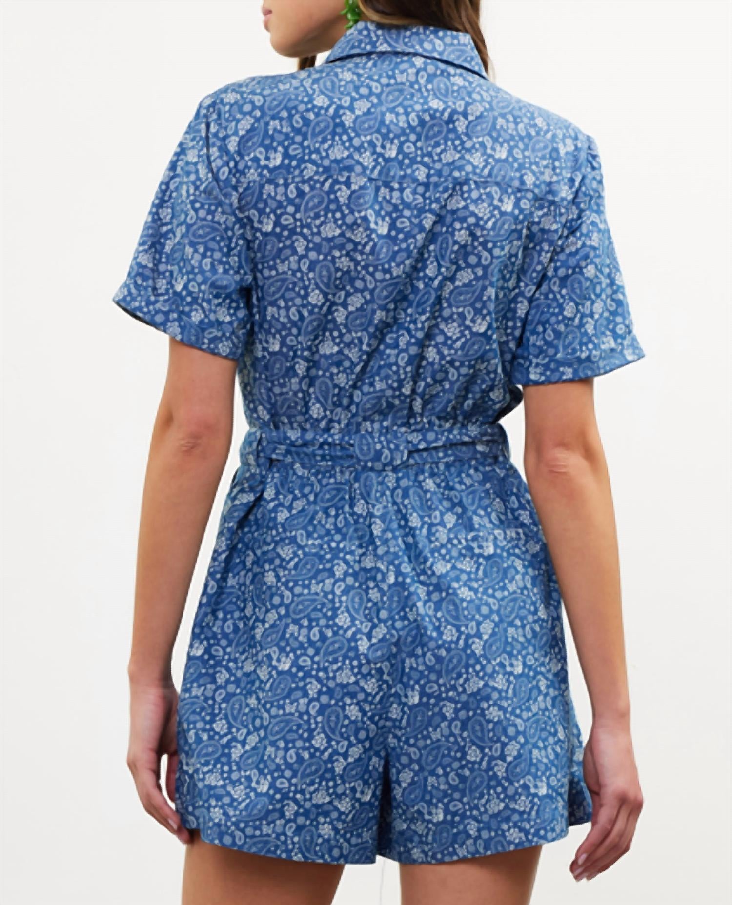 Skies Are Blue - Shelly Romper