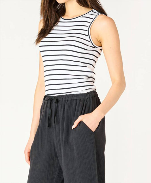 Dex - Ribbed Stripe Tank Top