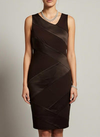 Nue By Shani - Built In Shapewear V-Neck Dress
