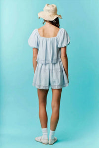 Fantastic Fawn - Little Charmer Cotton Gauze Romper