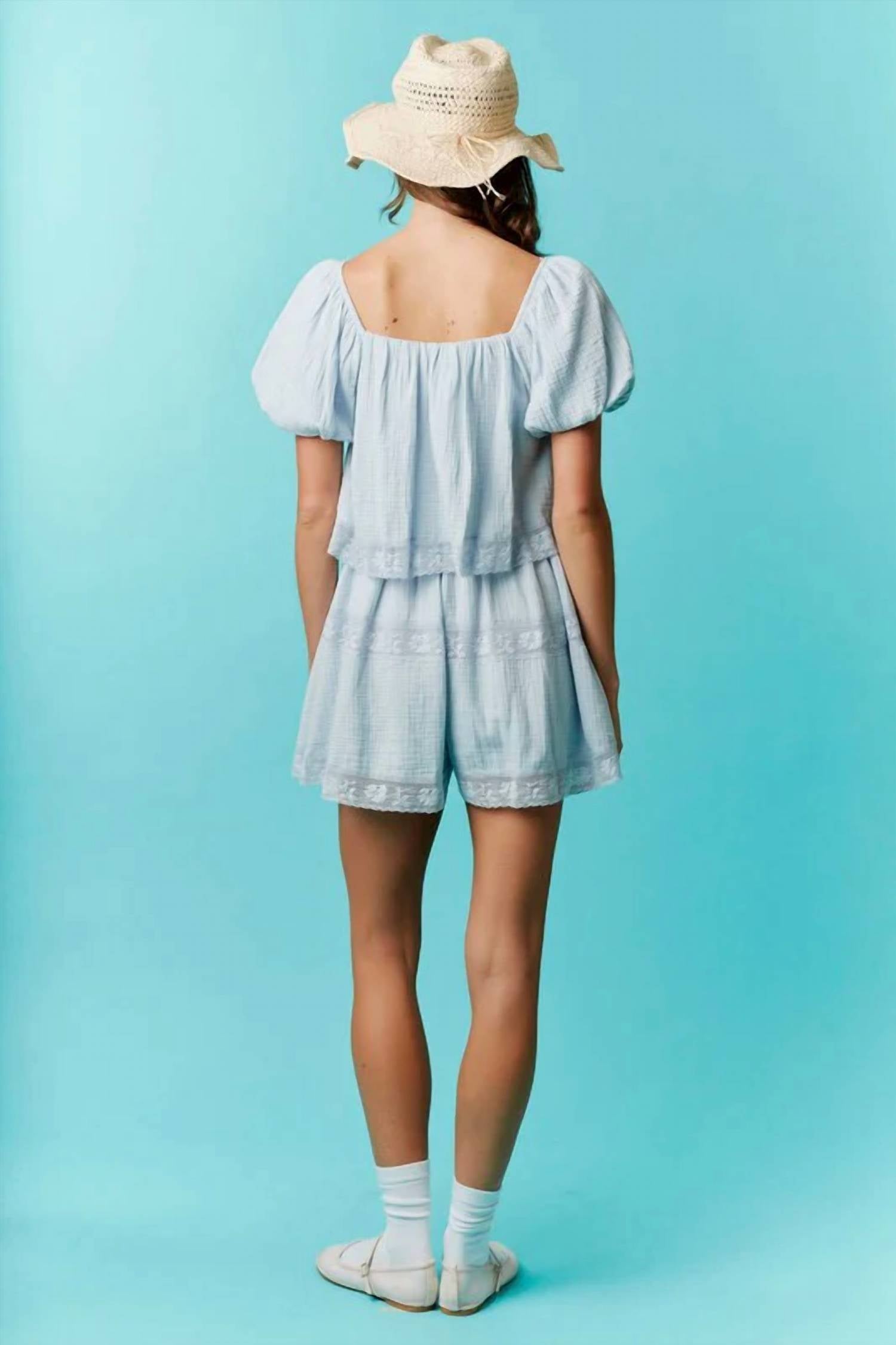 Fantastic Fawn - Little Charmer Cotton Gauze Romper