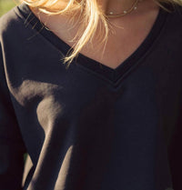 Mersea - Frenchie V-neck Sweatshirt