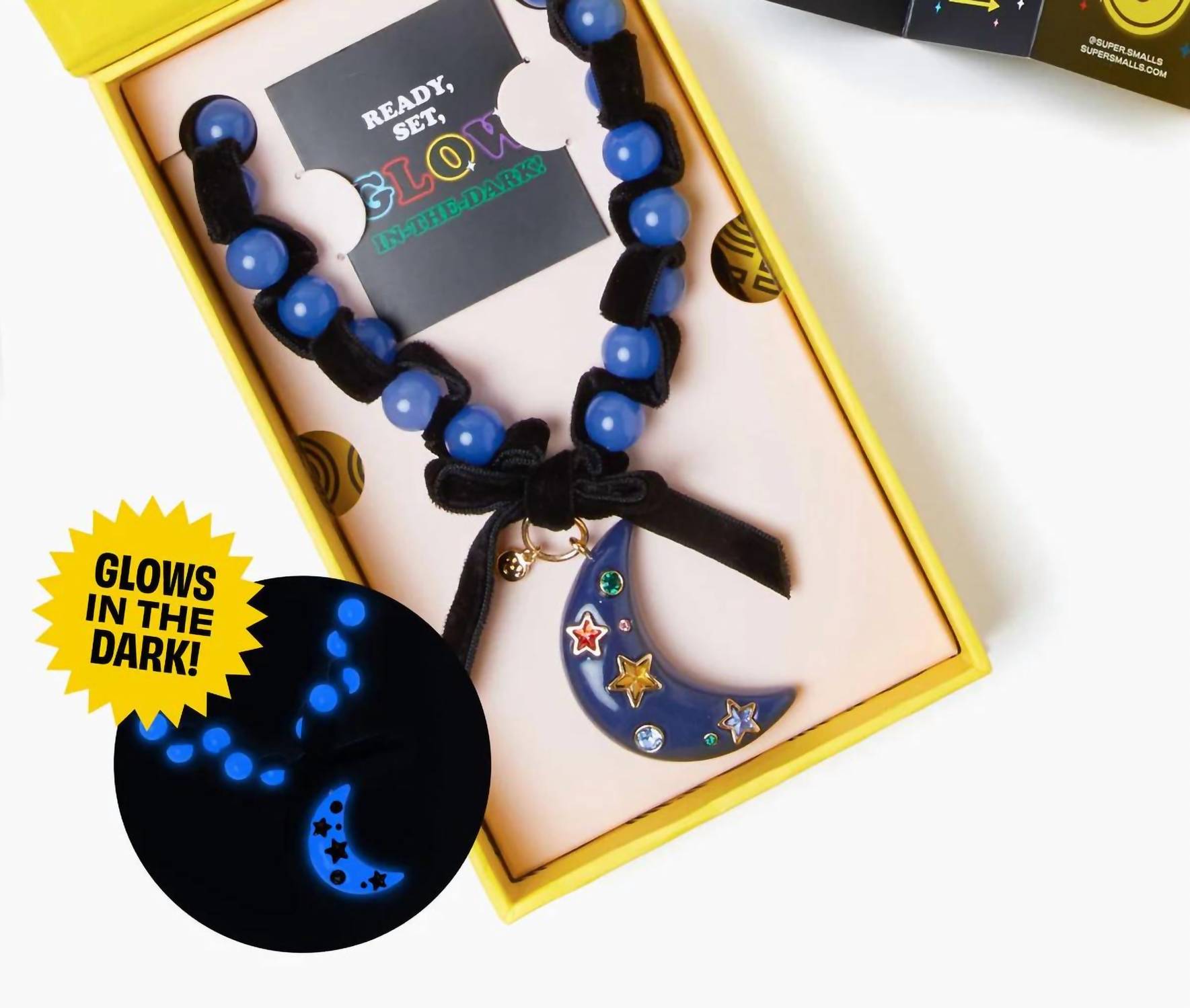 Super Smalls - Girl's Moon Glow In The Dark Necklace