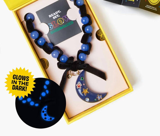 Super Smalls - Girl's Moon Glow In The Dark Necklace