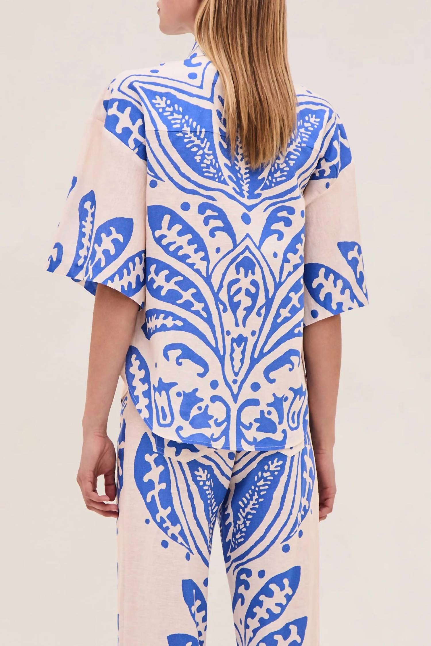 Alexis - Farad Linen Top