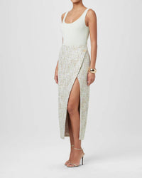 Toccin - Kate Tweed Wrap Skirt