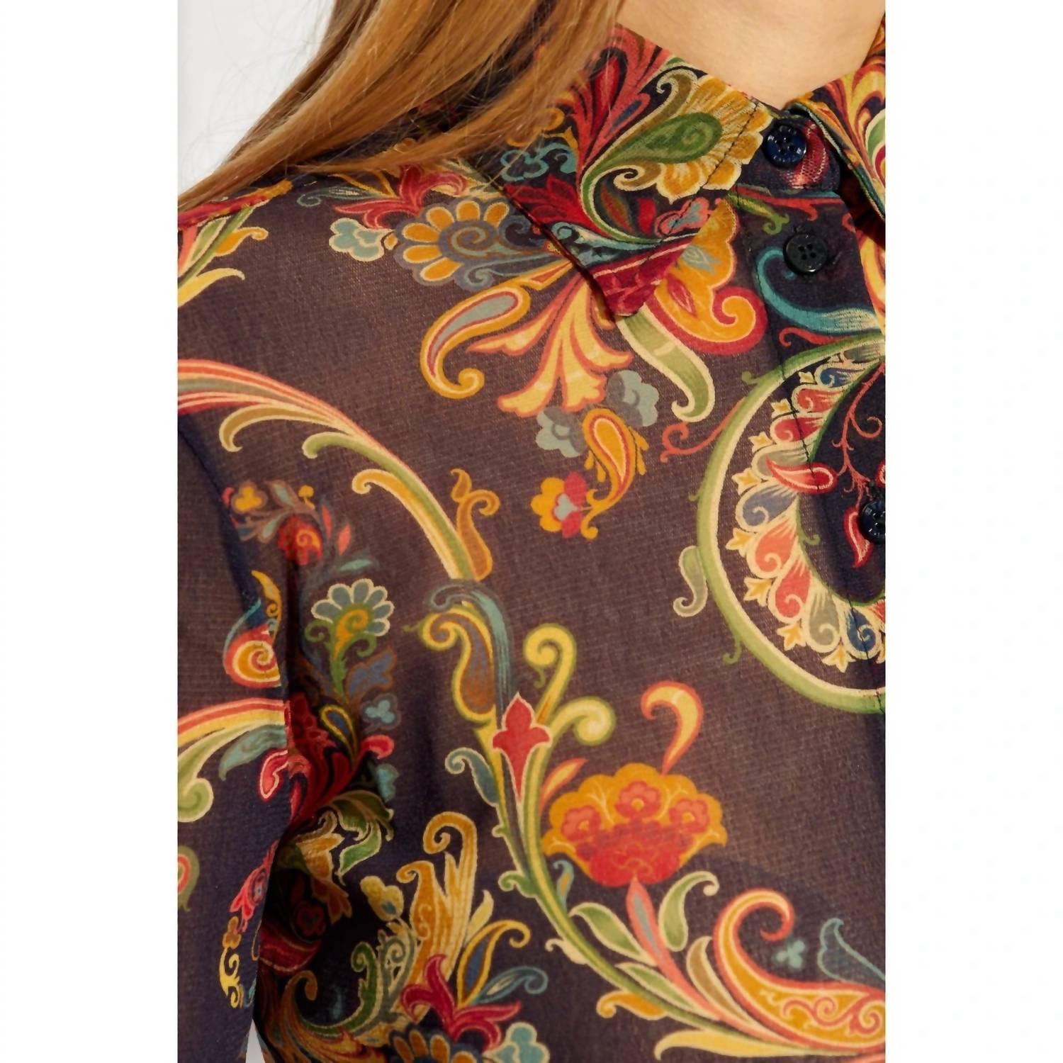 Etro - Paisley-print Chiffon Shirt