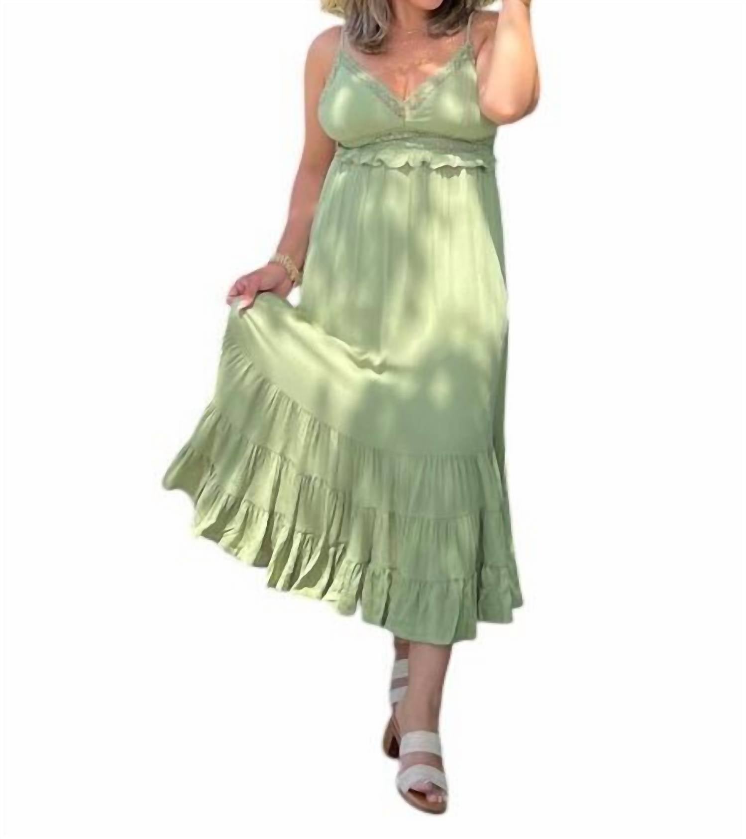 Iris - Eyelet Maxi Dress