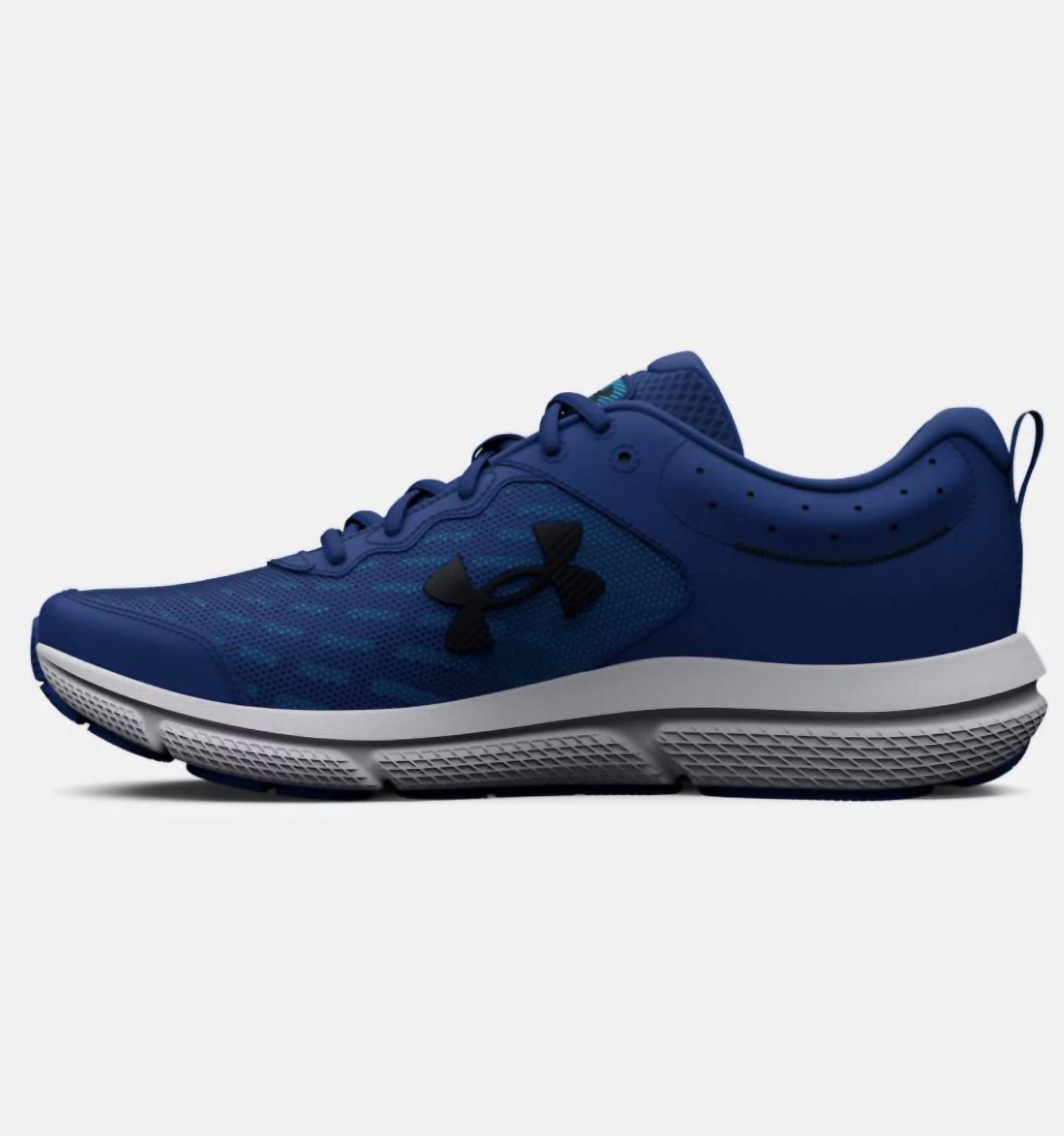 UNDER ARMOUR Men's Charged Assert 10 Running Shoes in academy white - men's sneaker - detail view