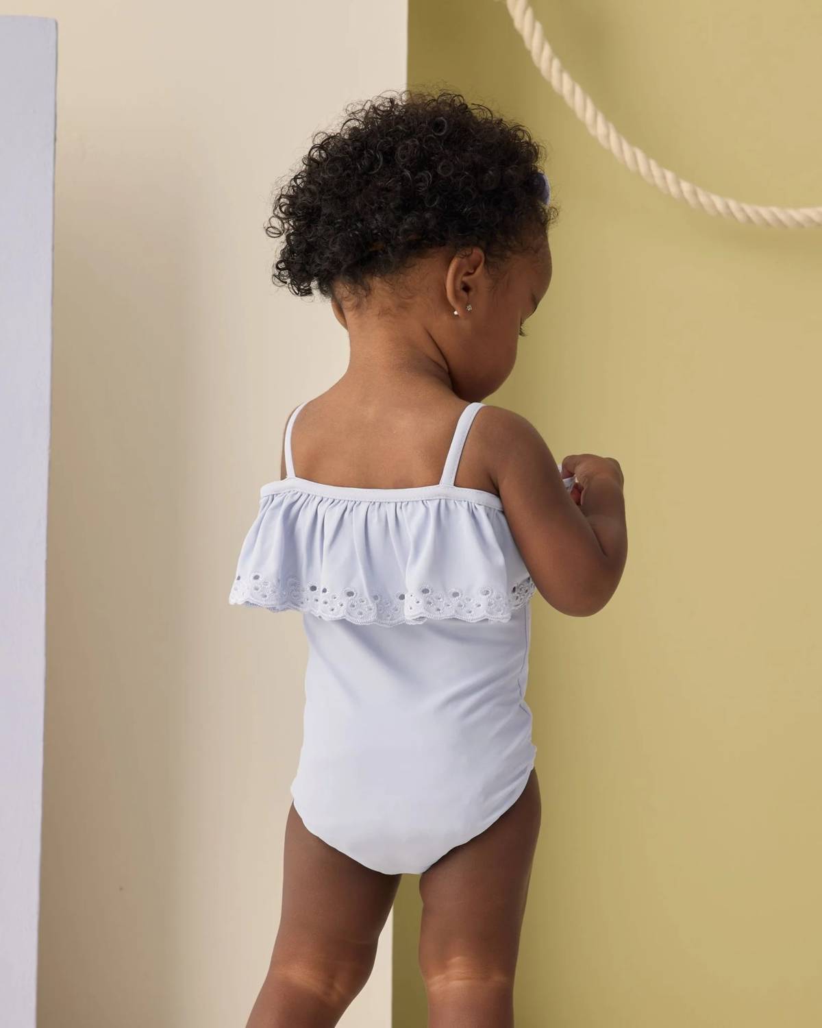 Rylee + Cru - Girl's Off-the-shoulder One-piece