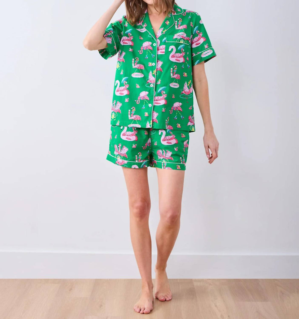 Printfresh - Flock Party Short Pajama Set