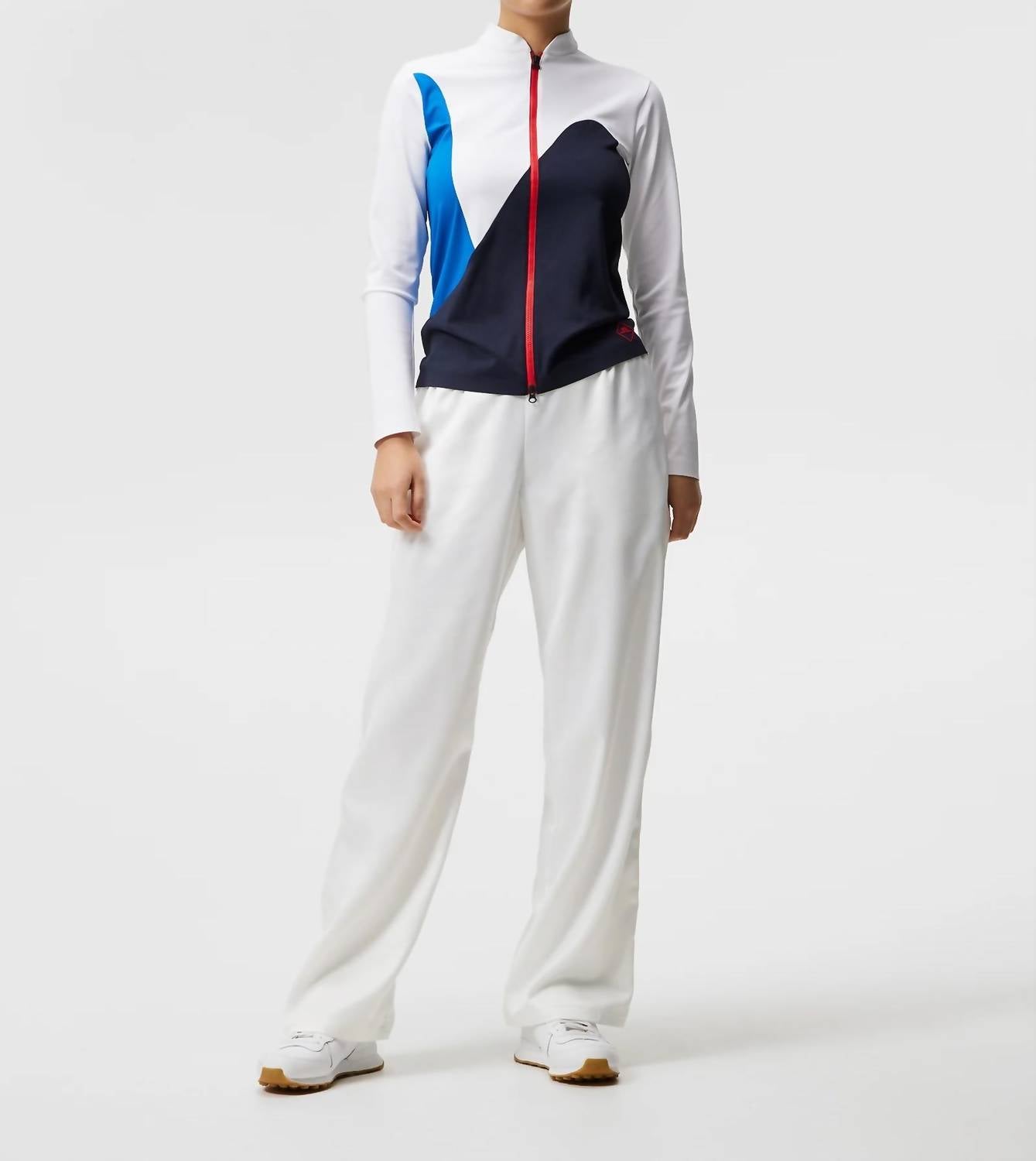 J.Lindeberg - SWIRL FULL ZIP MID LAYER