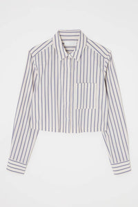Moussy - Women's Vintage Striped Cropped Shirt