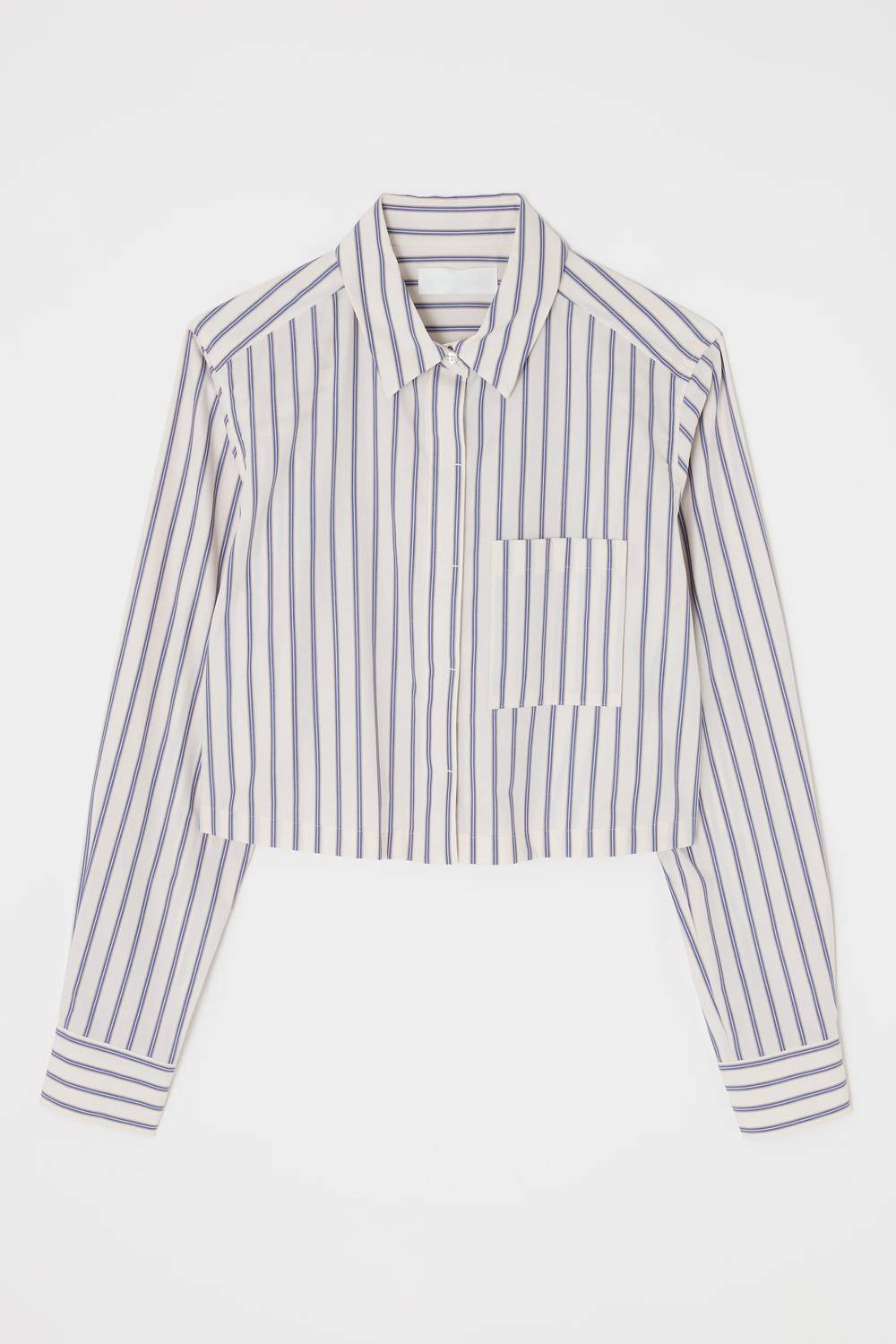 Moussy - Women's Vintage Striped Cropped Shirt