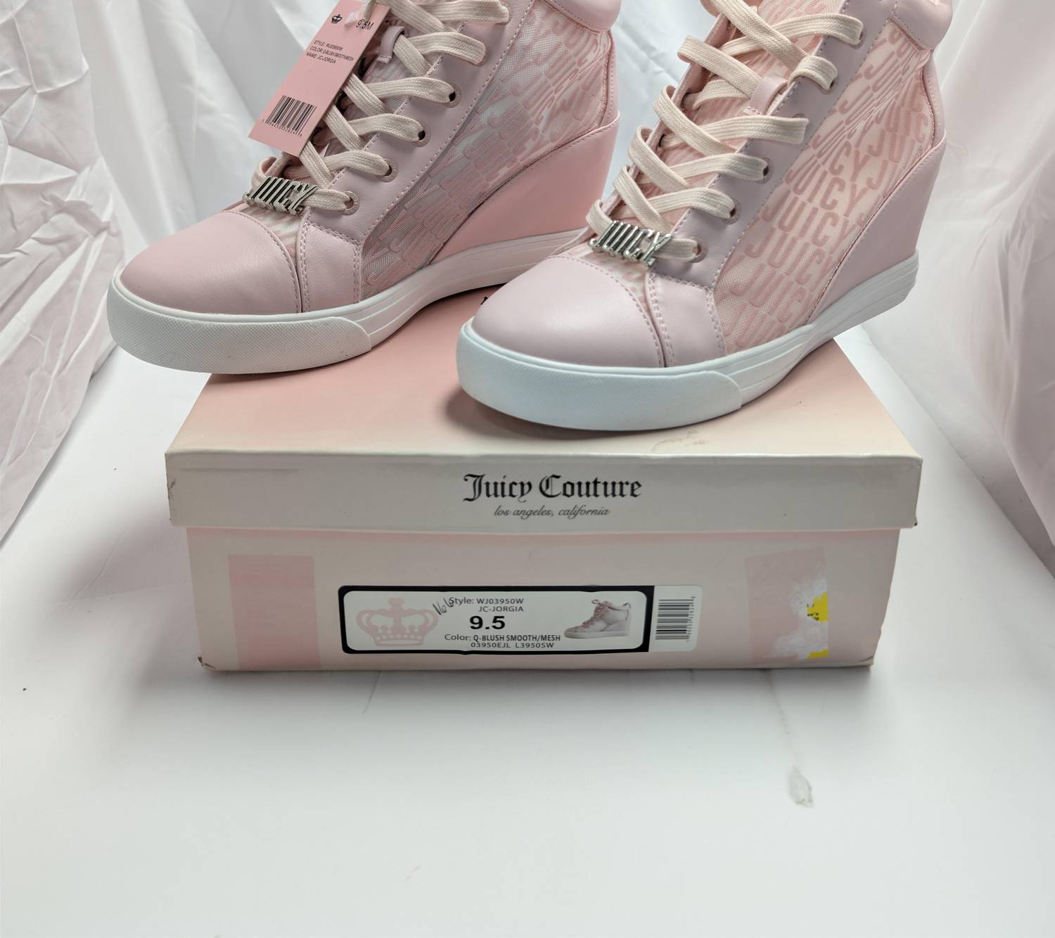 Juicy Couture - WOMEN Q-BLUSH SMOOTH/MESH SNEAKERS
