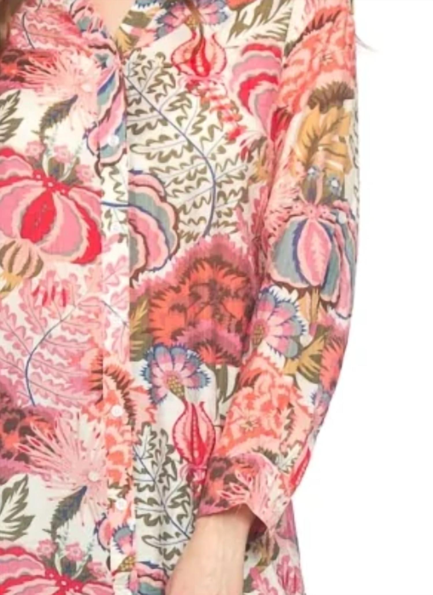 Papillon - Ditsey Floral Button Front Tunic