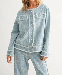 Joh - DARLA DENIM JACKET AND PANT SET