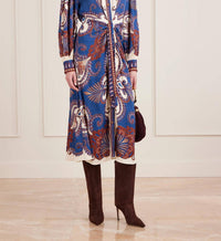 Farm Rio - Arabesque Scarf Midi Dress