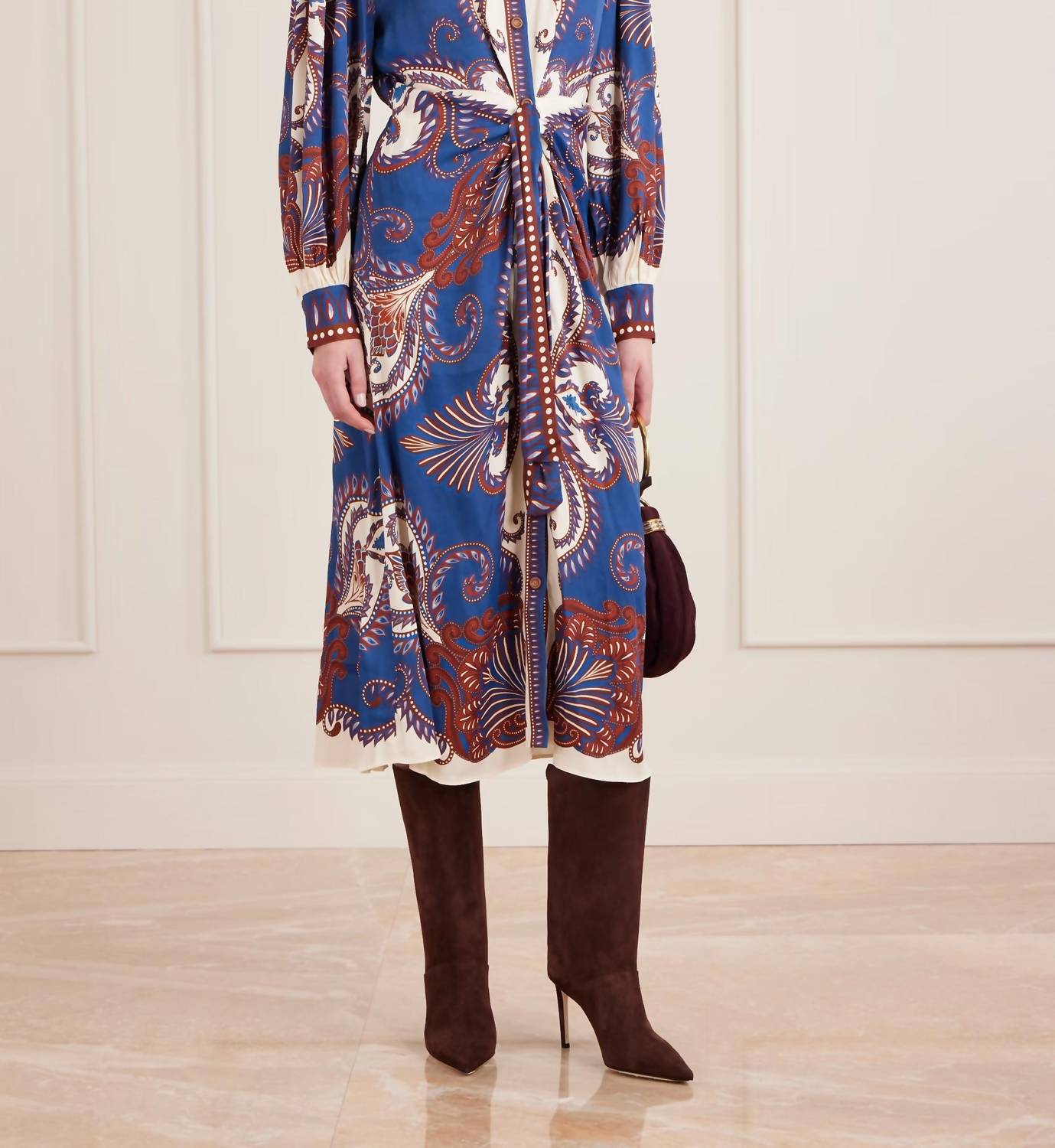 Farm Rio - Arabesque Scarf Midi Dress