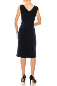 Maya Brooke - 3/4 Sleeve 2 Piece Jacket Dress - Plus